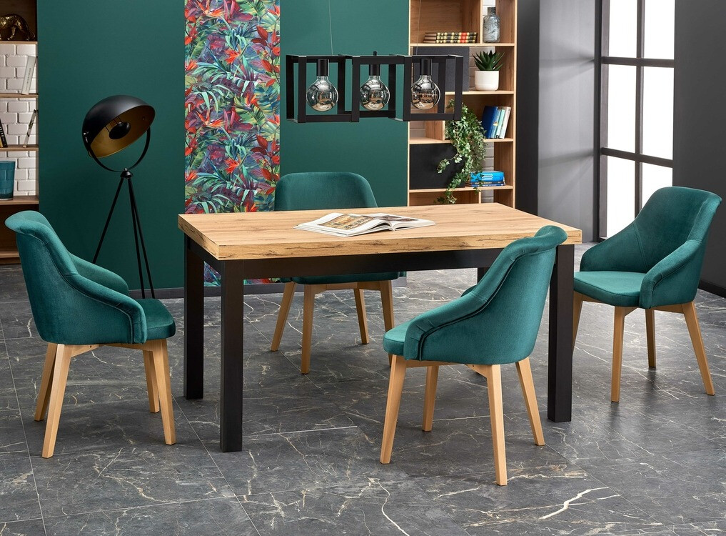 Маса Houston 559 (Craft дъб + Черен)