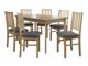 Маса и столове за трапезария Victorville 264 (Сонома дъб)