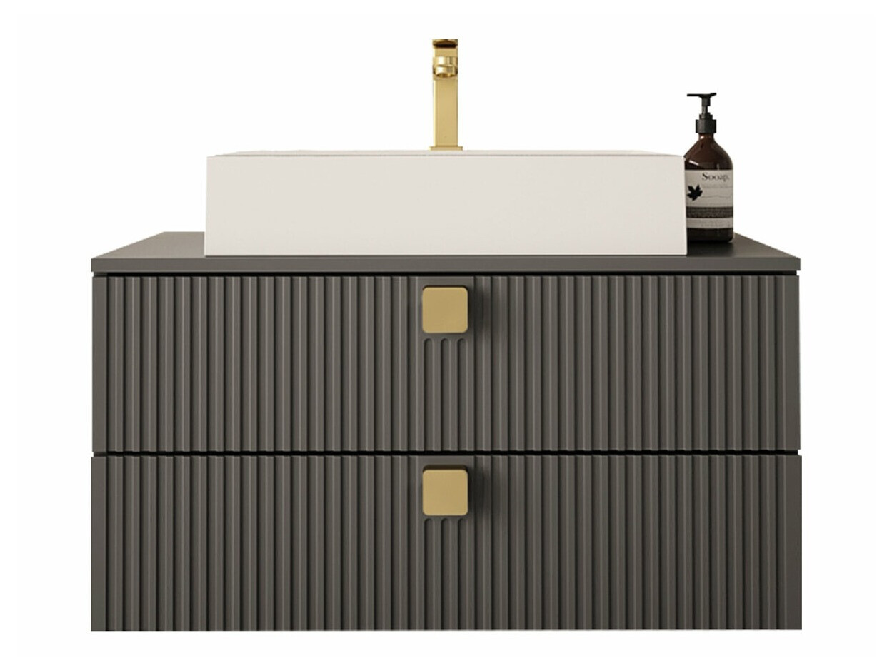 Окачен шкаф за мивка Orlvera 102 (Сив)