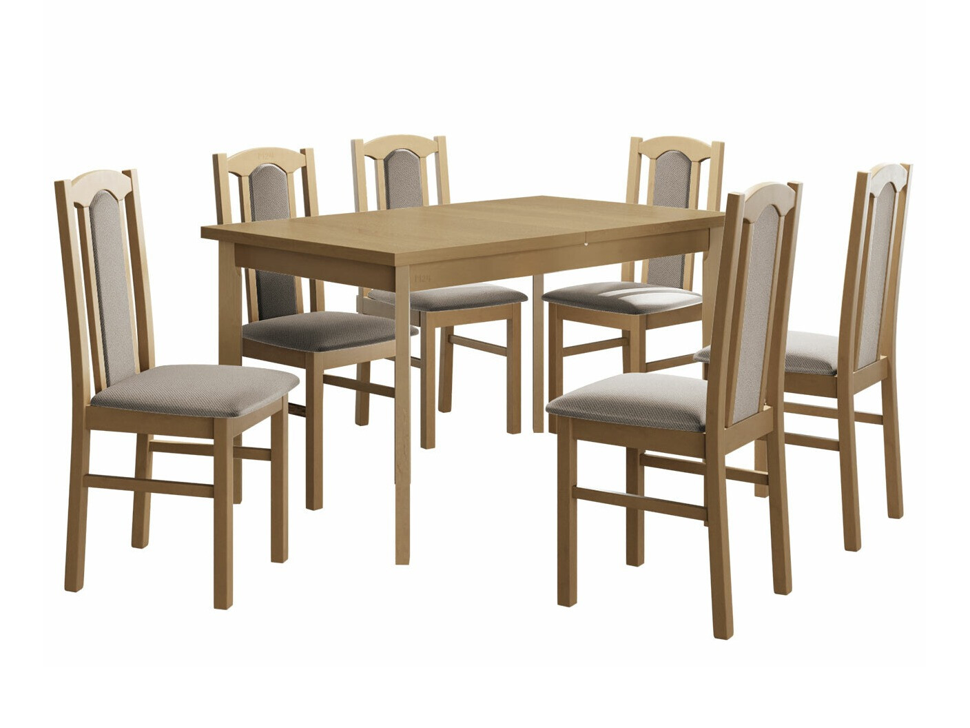 Маса и столове за трапезария Victorville 277 (Сонома дъб)