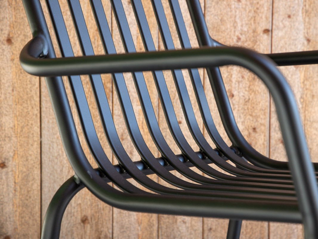 Градински стол Dallas 3836 (Черен)