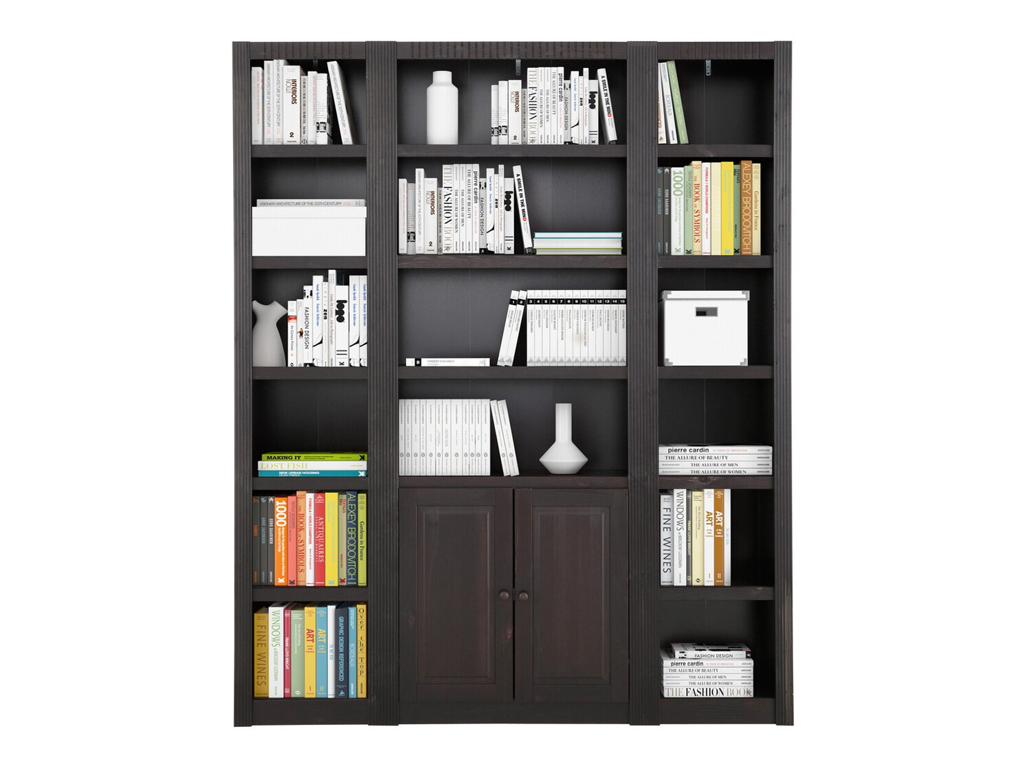 Комплект етажерки Tulsa 584 (Тъмнокафяв)