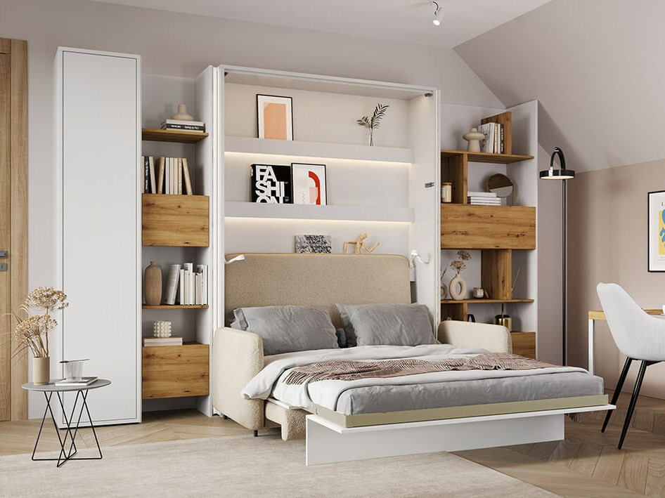 Етажерка Concept Pro Lenart Levfere 145 (Бял)