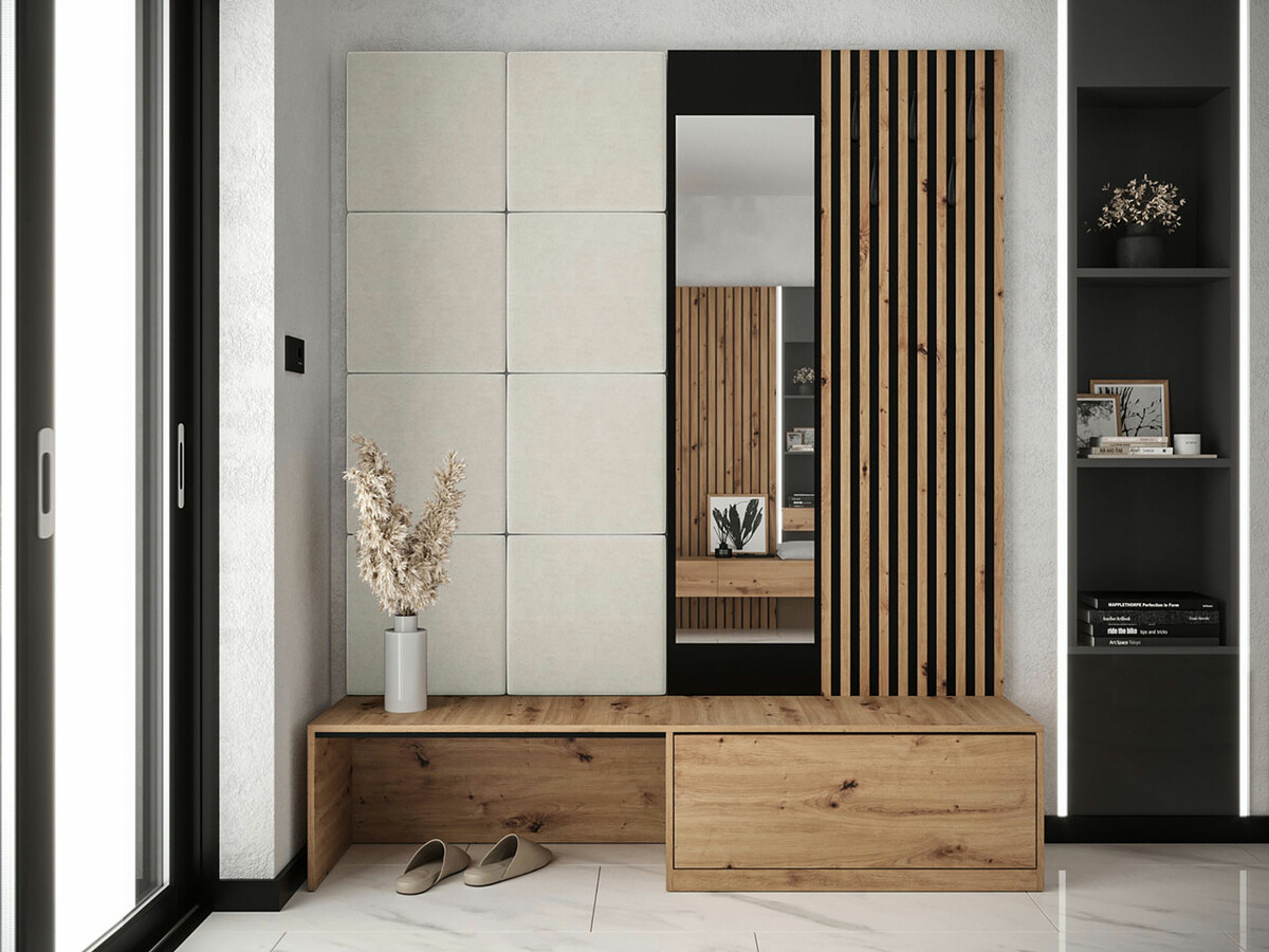 Комплект за антре Hartford 322 (Artisan дъб + Manila 02)