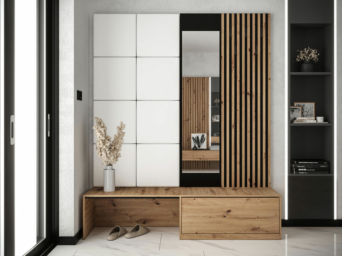 Комплект за антре Hartford 322 (Artisan дъб + Soft 017)