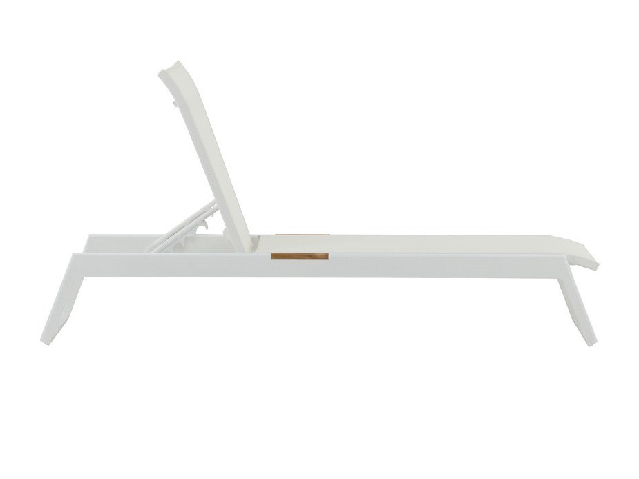 Градински шезлонг Dallas 1082 (Бял)