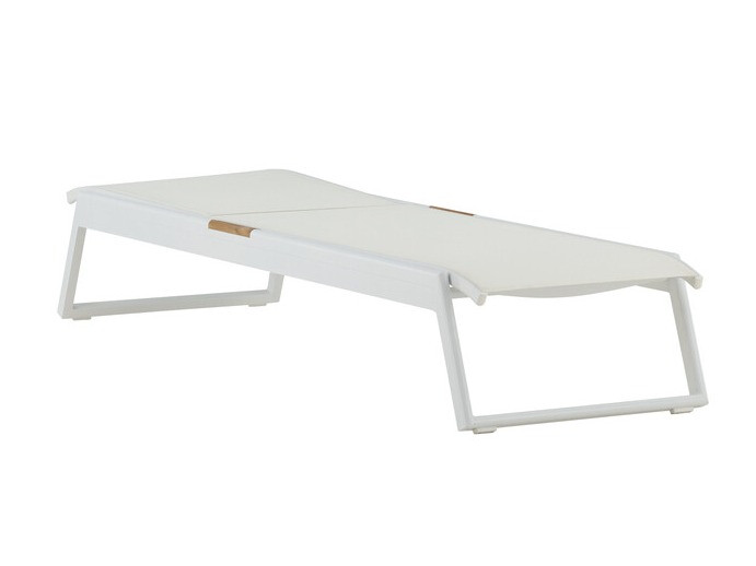 Градински шезлонг Dallas 1082 (Бял)