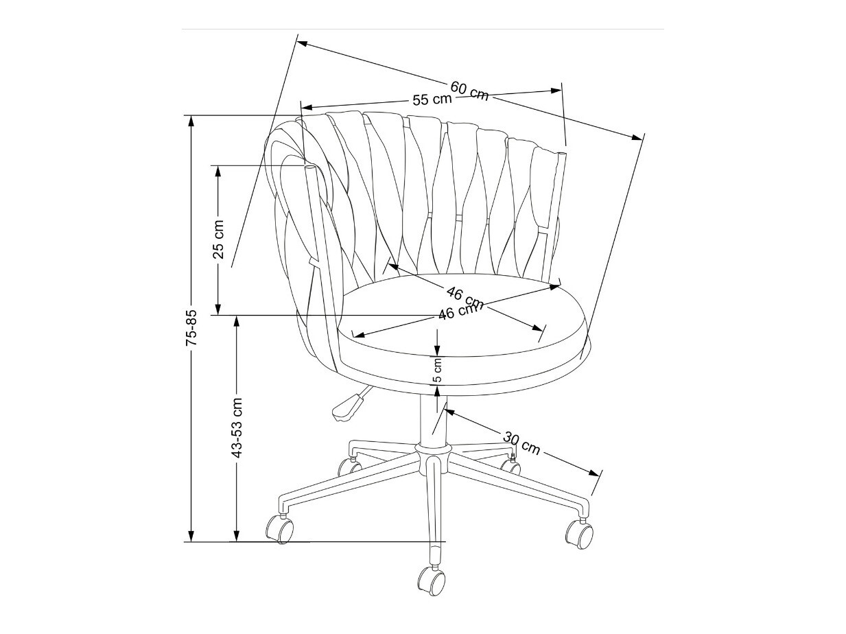 Офис стол Houston 1406 (Сметана)