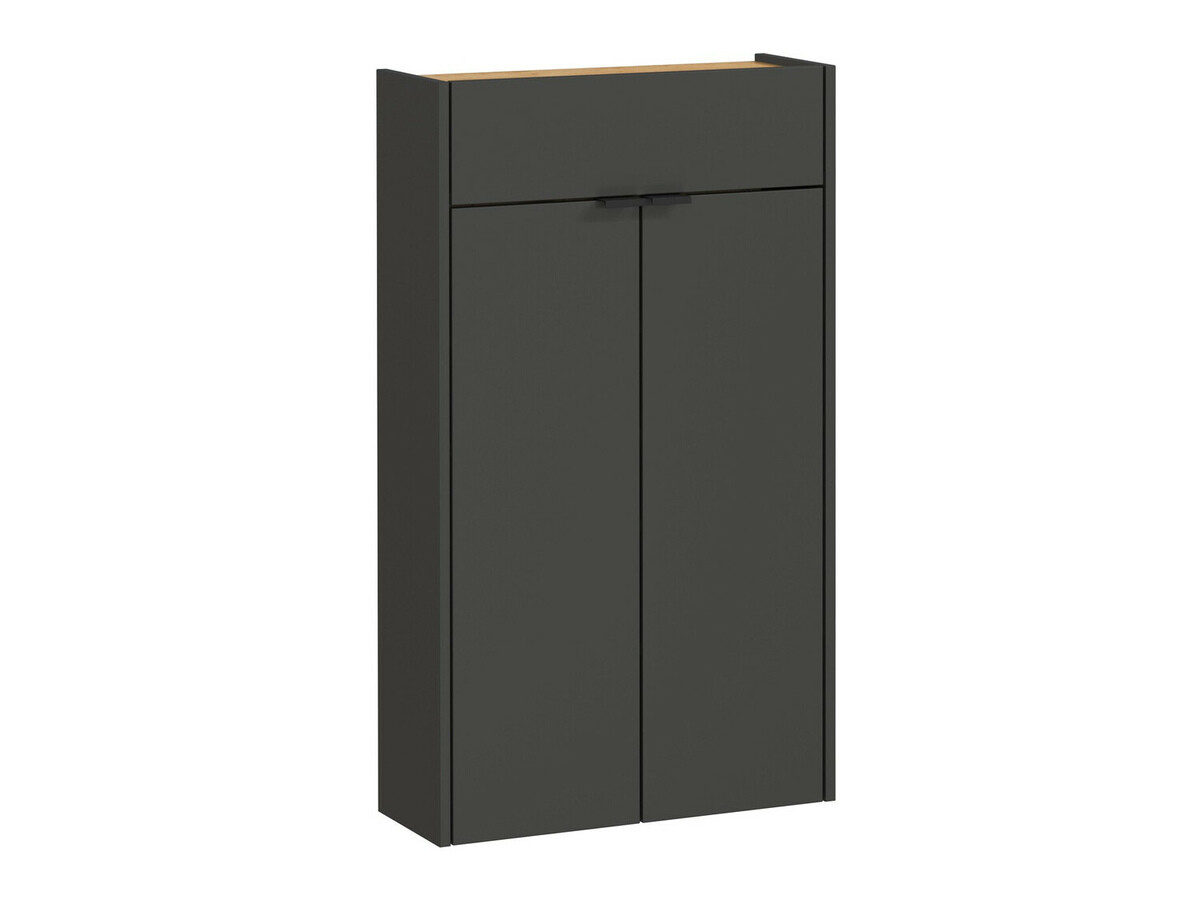 Етажерка за обувки Cirsale 101 (Графит + Navarra дъб)