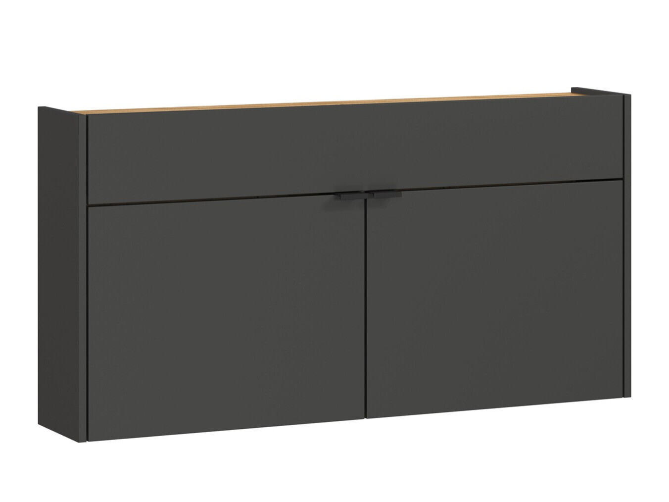 Етажерка за обувки Cirsale 102 (Графит + Navarra дъб)