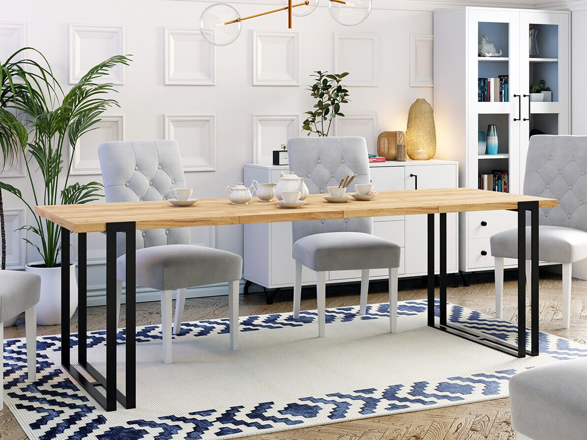 Маса Comfivo Sors (Кафяв + Черен)