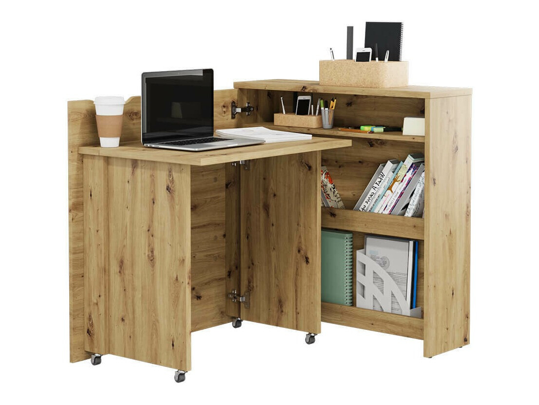Ъглово офис бюро Concept Pro Lenart II (Artisan дъб)