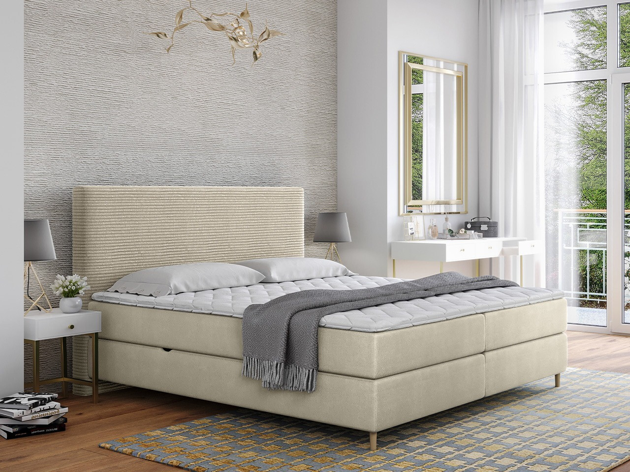 Континентално легло ComfiDream Miraara (Poso 100 + Paros 01)