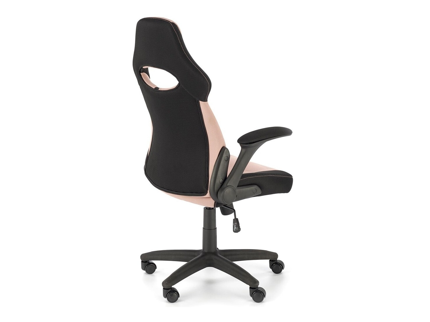 Офис стол Houston 1373 (Светло розово + Черен)