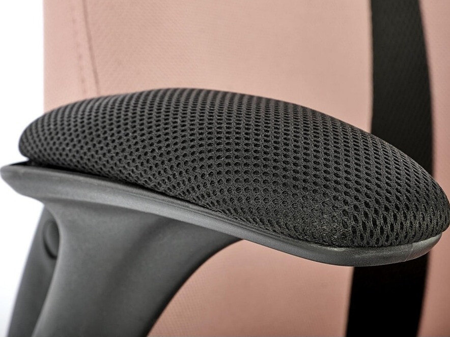 Офис стол Houston 1373 (Светло розово + Черен)