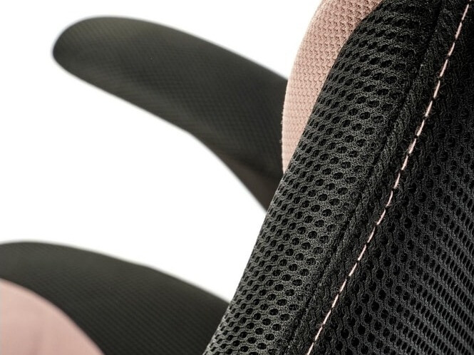 Офис стол Houston 1373 (Светло розово + Черен)