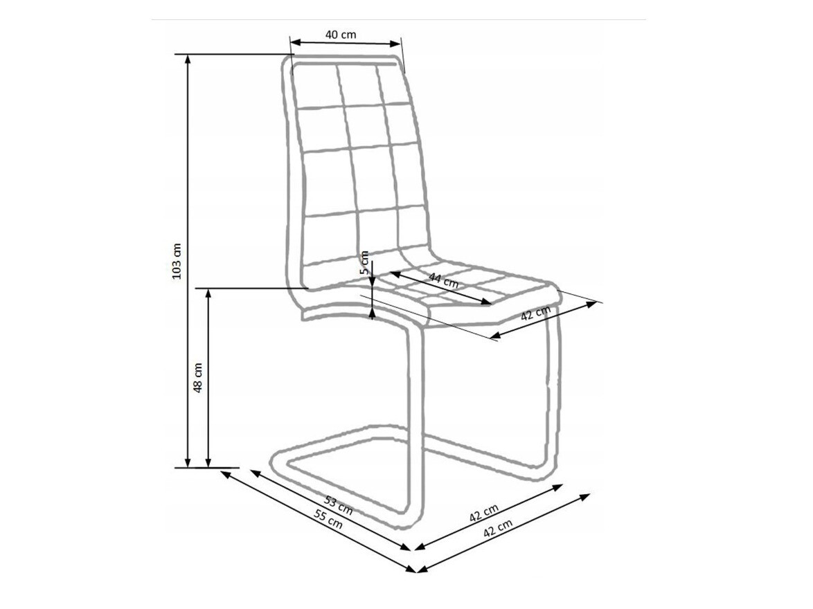 Стол Houston 142 (Сив)
