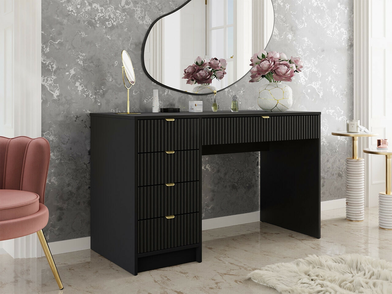Офис бюро Comfivo Papilio (Черен)