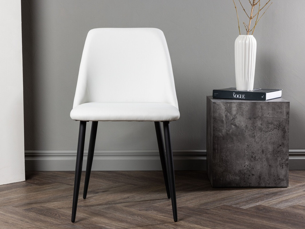 Стол Dallas 3886 (Бял + Черен)