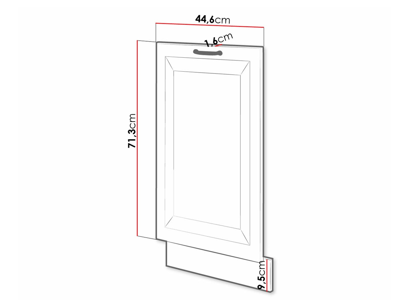 Вратичка съдомиялна Retro White 146