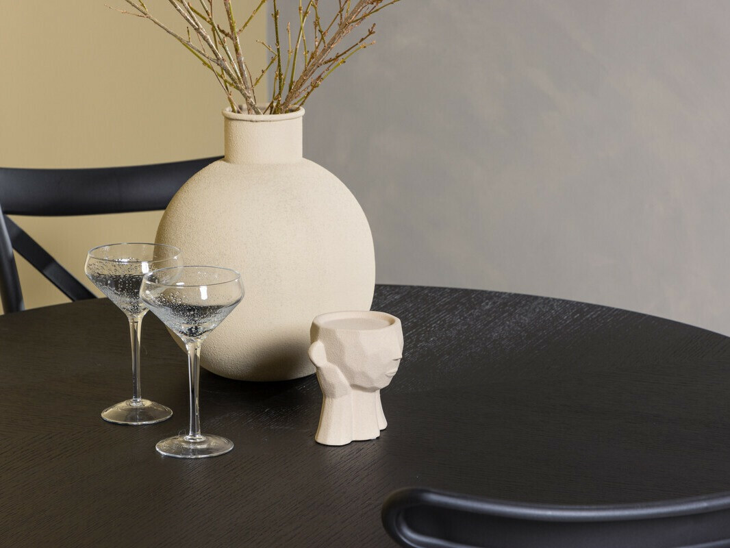 Маса и столове за трапезария Dallas 3917 (Черен)