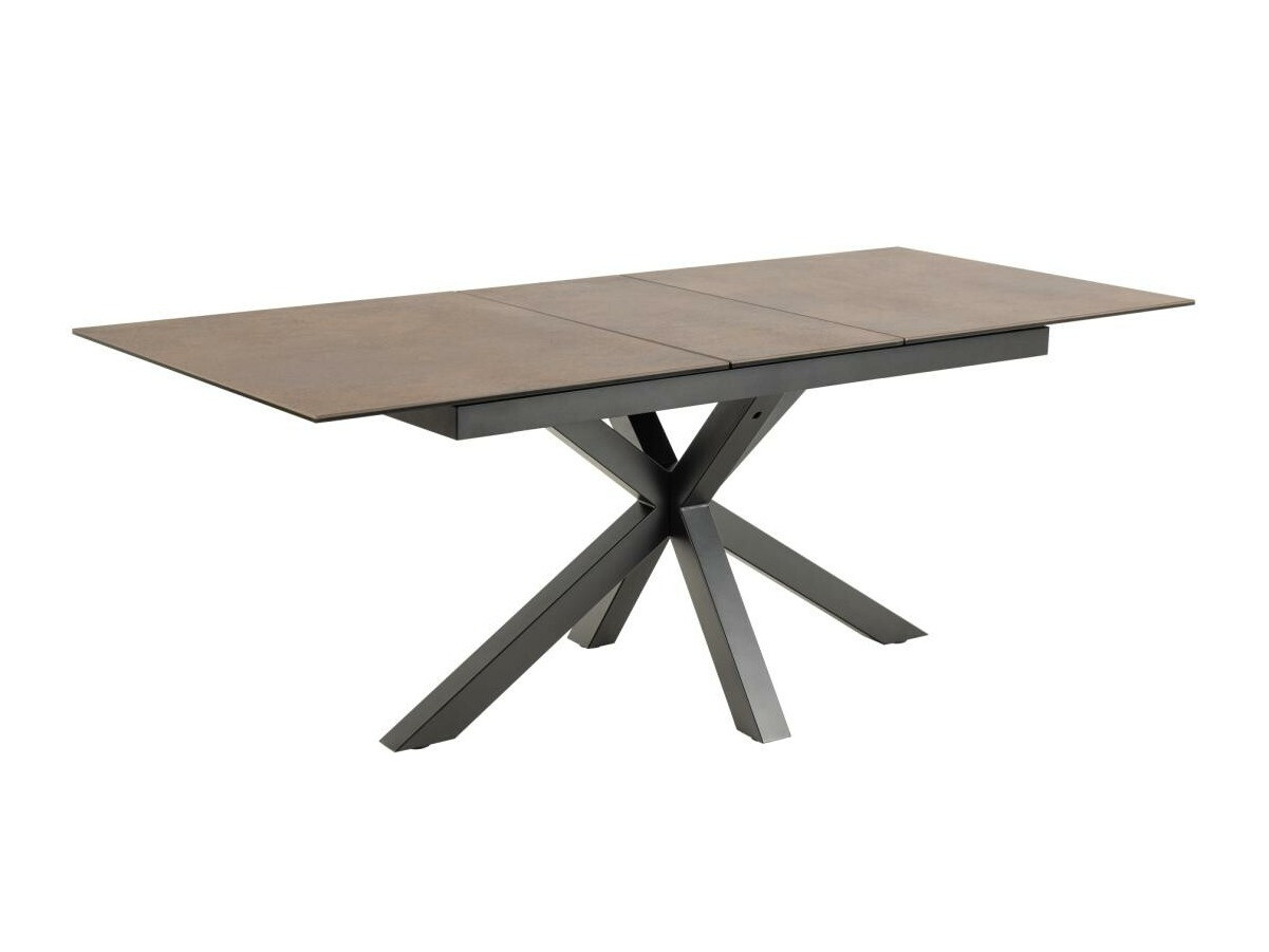 Маса Norsica 676 (Черен + Кафяв)