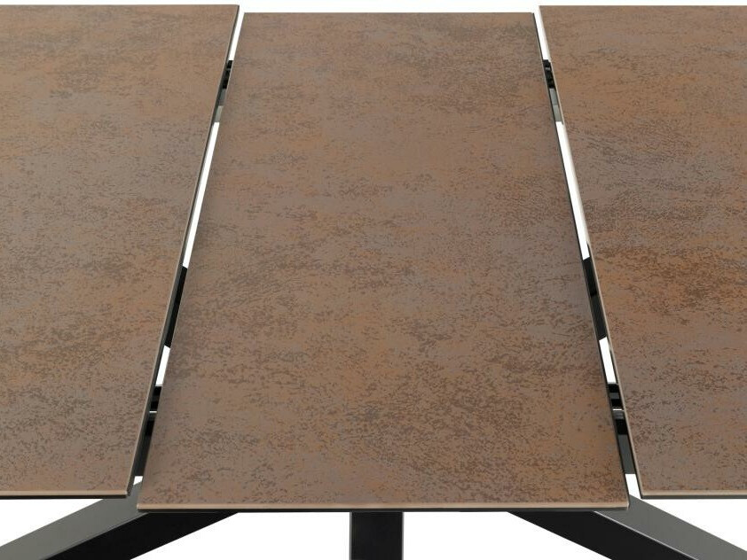 Маса Norsica 676 (Черен + Кафяв)