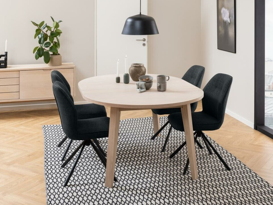 Стол Norsica 679 (Тъмно сив + Черен)