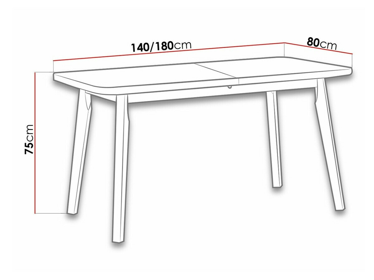 Маса Victorville 130 (Бял)