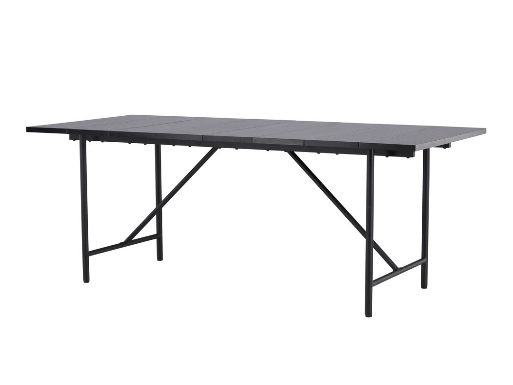 Маса и столове за трапезария Dallas 3964 (Бежов + Черен)