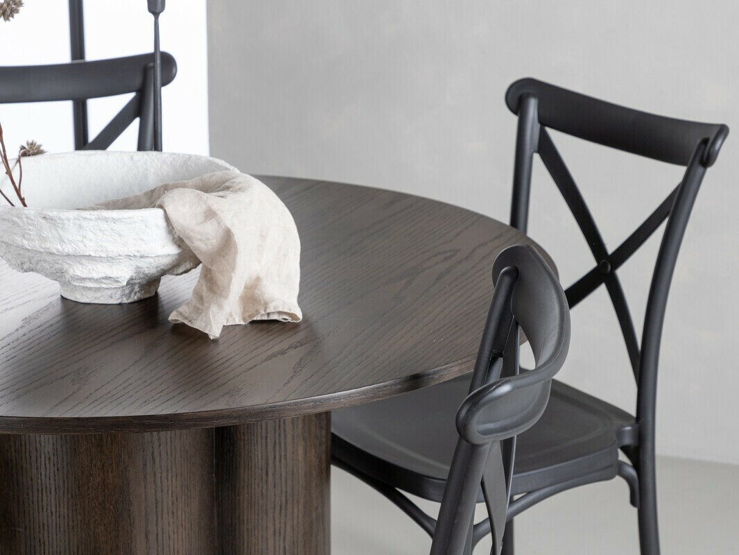 Маса и столове за трапезария Dallas 3982 (Кафяв)