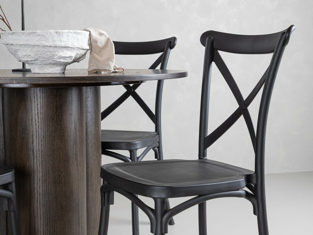 Маса и столове за трапезария Dallas 3982 (Кафяв)