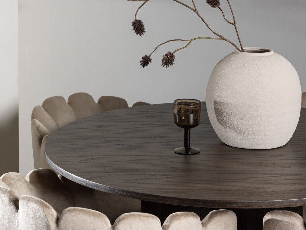 Маса и столове за трапезария Dallas 3984 (Кафяв)