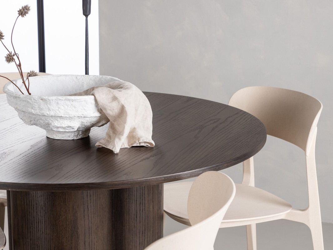 Маса и столове за трапезария Dallas 3987 (Кафяв)