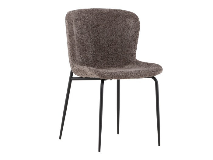 Маса и столове за трапезария Dallas 3989 (Кафяв + Черен)