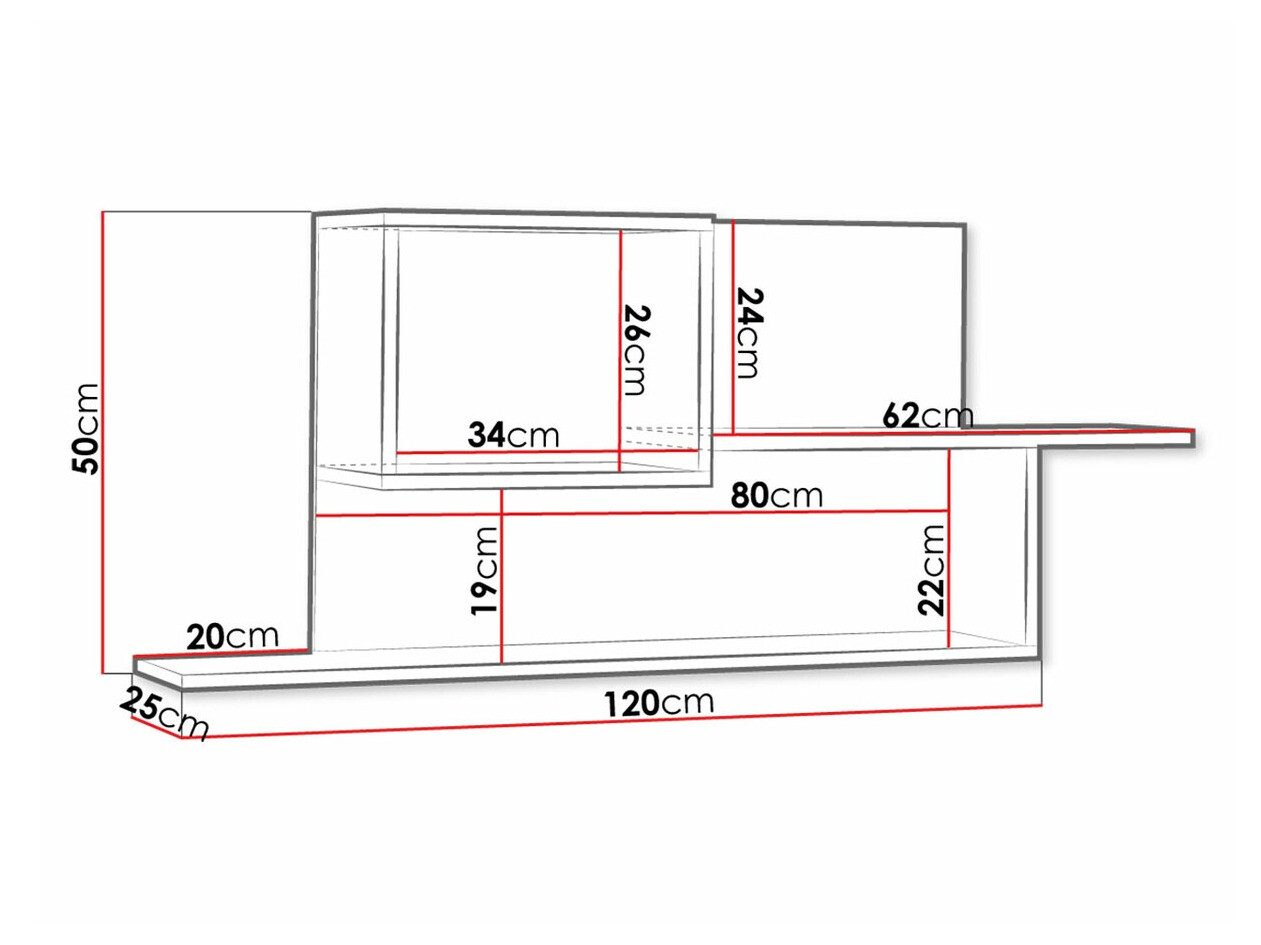 Стенна етажерка Domvera 111