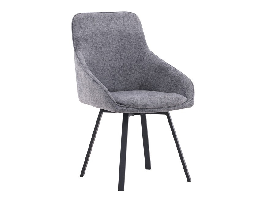 Маса и столове за трапезария Dallas 4021 (Сив + Черен)