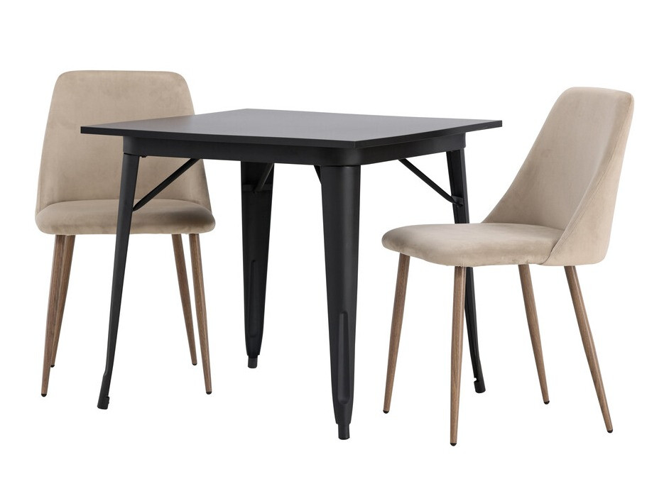 Маса и столове за трапезария Dallas 4049 (Бежов + Opex)