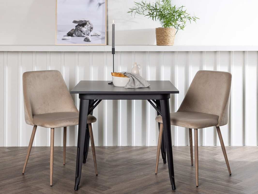 Маса и столове за трапезария Dallas 4049 (Бежов + Opex)