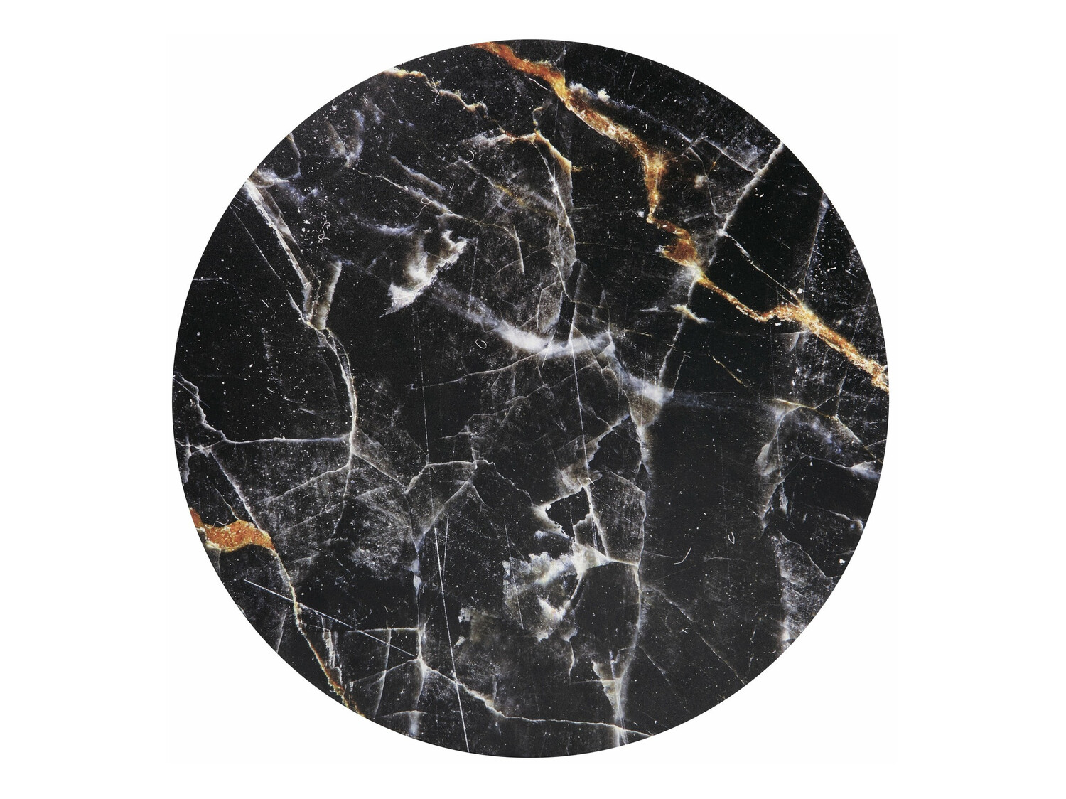 Масичка за кафе Houston 1454 (Златно + Черен мрамор)