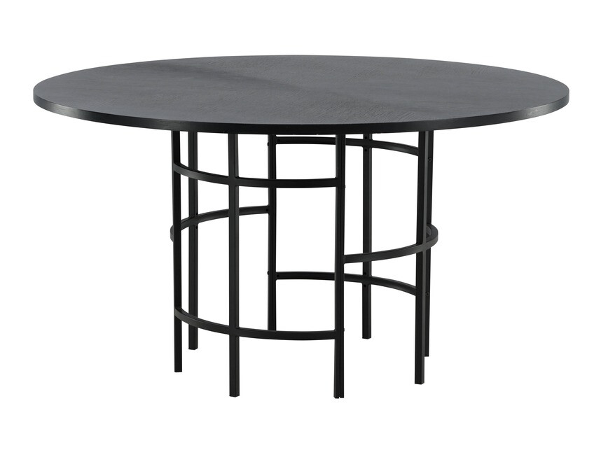 Маса и столове за трапезария Dallas 313 (Жълт + Черен)