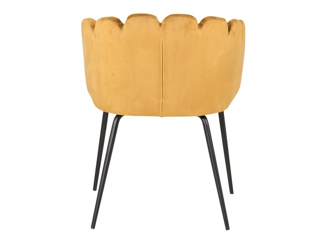 Маса и столове за трапезария Dallas 313 (Жълт + Черен)