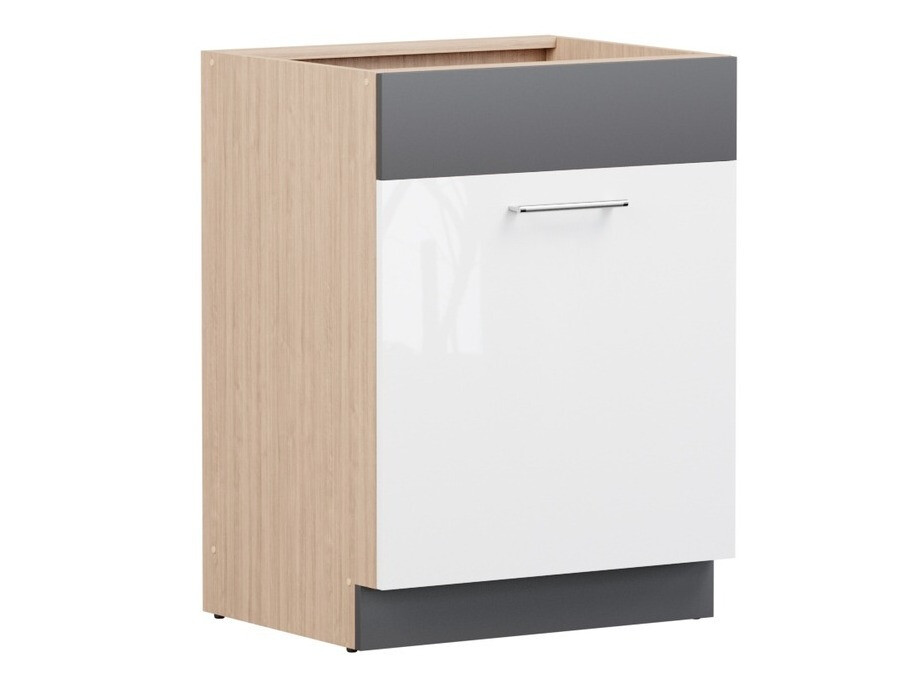 Модулен шкаф за мивка с врати Mode White 115