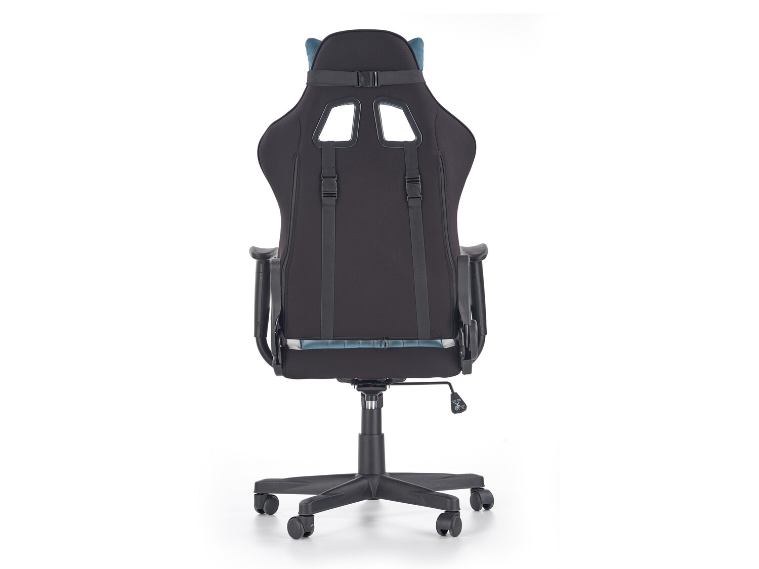 Геймърски стол Houston 1489 (Светло сив + Тюркоаз)