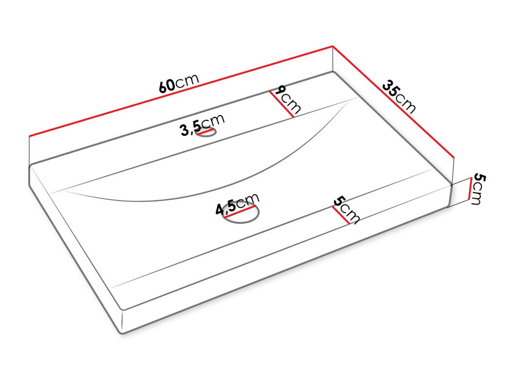 Комплект за баня Comfivo Livciro 104 (Черен + Графит)