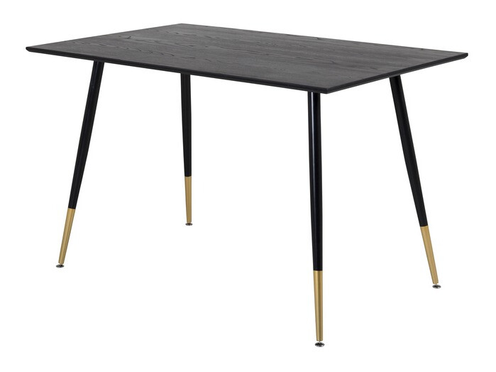 Маса и столове за трапезария Dallas 1673 (Сив + златно)