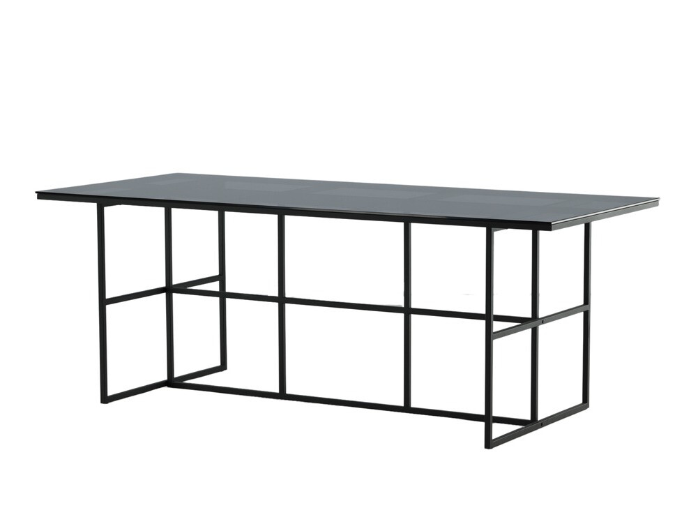 Маса и столове за трапезария Dallas 2639 (Бежов + Черен)