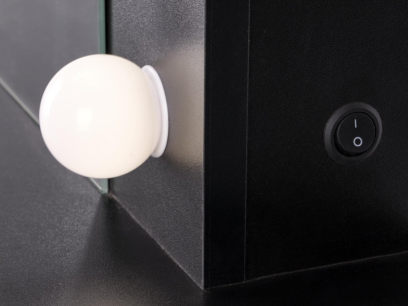 Тоалетка Houston 1504 (Черен)