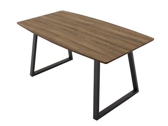 Маса и столове за трапезария Dallas 335 (Флорален модел + Черен)