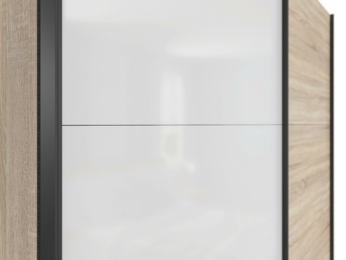 Гардероб Livevaro 109 (Сонома дъб + Бял)